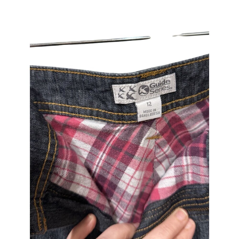 Guide Series Womens Flannel lined Denim Jeans Size 12 Relaxed Fit Casual Wear - Picture 3 of 4